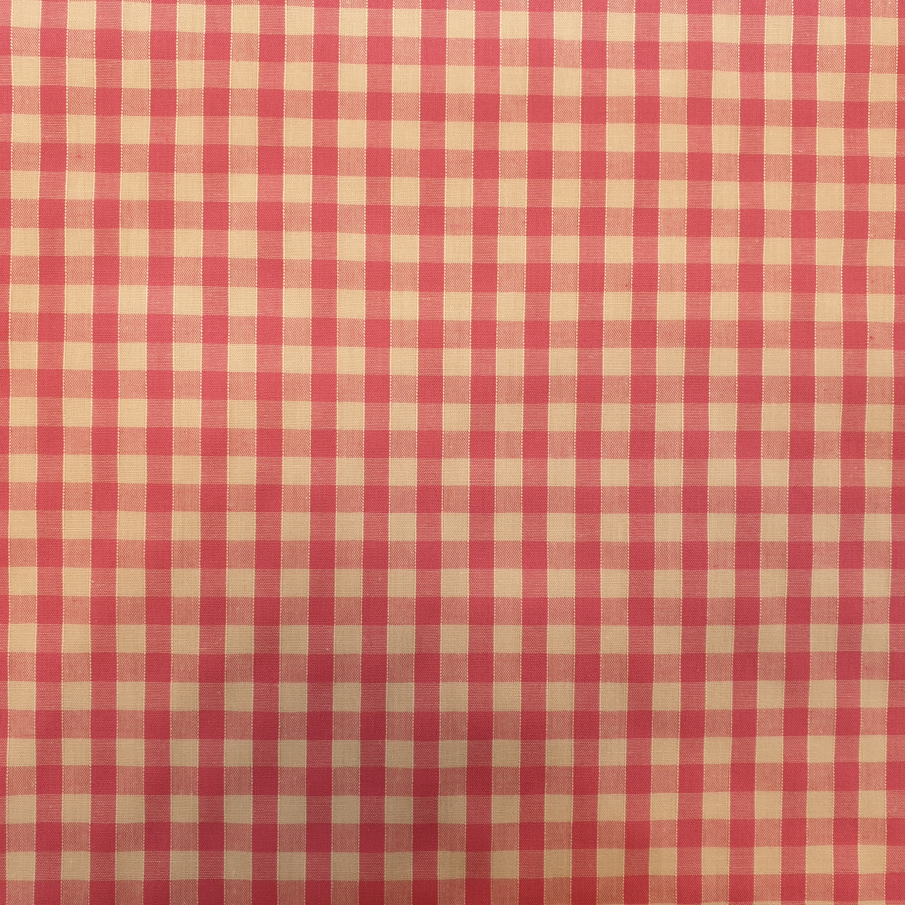 1/4 ''  Polycotton Gingham RED